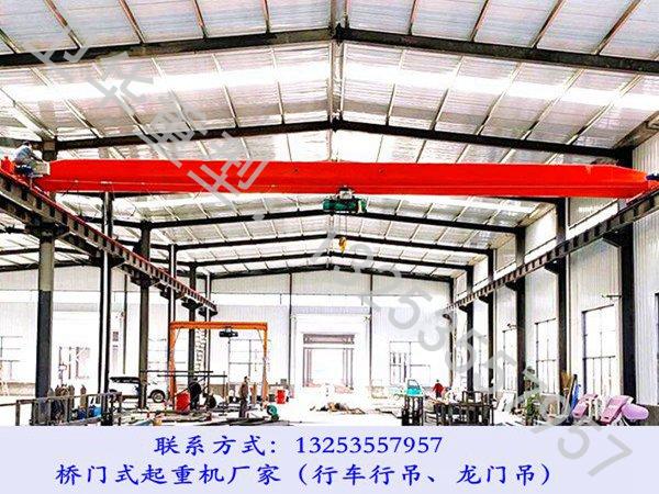 河北唐山行车行吊厂家5吨16米单梁起重机价格