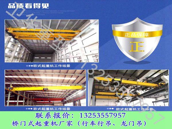 陕西榆林行车行吊销售厂家欧式起重机如何操作