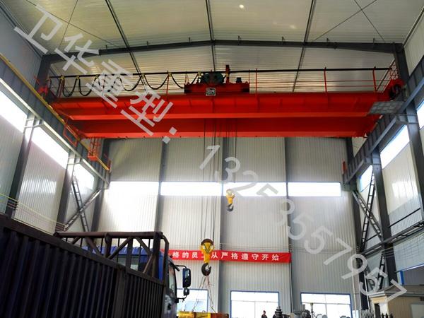 江西鹰潭行车行吊厂家20吨双梁桥式起重机发货案例
