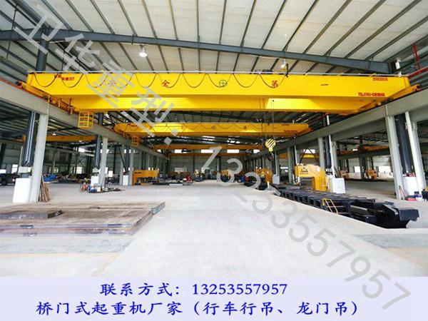 广东河源双梁起重机厂家桥式行车设计遵守要责